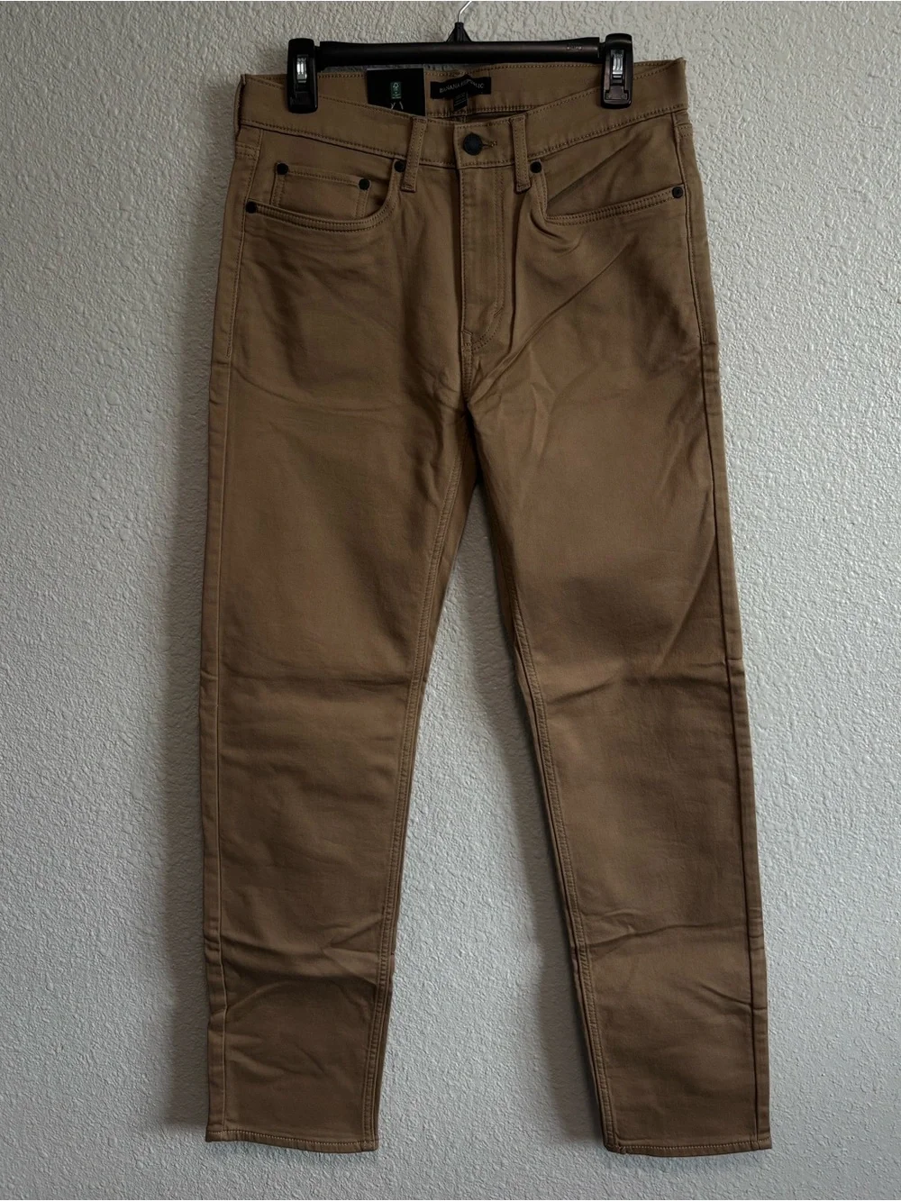 Banana Republic Men's 5 Pocket Pant 30x32 Slim Fit Stretch Tan Beige NWT